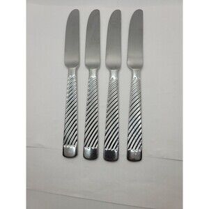 Regalia Design Yamakazi 18/8 Japan Stainless Steel Set of 4 Dinner Butter Knives